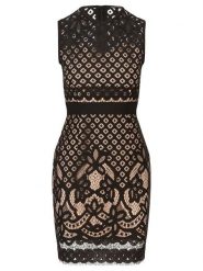 APART Sukienka w kolorze czarnym rozmiar: 40. Czarne sukienki Apart, bez wzorów, z koronki, bez kołnierzyka, bez ramiączek, midi. Za 411.95 zł.