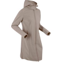 Płaszcz softshell bonprix brunatny. Brązowe kurtki sportowe bonprix, m, z materiału. Za 124.99 zł.