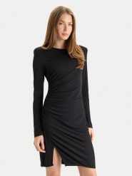 Gaudi Sukienka koktajlowa 521FD14009 Czarny Slim Fit. Czarne sukienki Gaudi, xs, bez wzorów, z syntetyku, wizytowe, bez kołnierzyka, bez ramiączek. Za 749.99 zł.