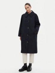 Barbour Trencz LSP0225NY91 Granatowy Regular Fit. Niebieskie płaszcze Barbour, bez wzorów, z syntetyku, bez kaptura. Za 649.99 zł.
