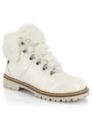 Kimberfeel Botki "Vicky" w kolorze białym rozmiar: 39. Białe botki Kimberfeel, bez wzorów, z materiału, bez obcasa, bez zapięcia. Za 491.99 zł.