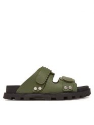 Hunter Klapki HFRU0004251 Zielony. Zielone klapki Hunter, bez wzorów, z tworzywa sztucznego, bez obcasa. Za 199.99 zł.