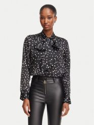 Rinascimento Koszula CFC0130434003 Czarny Loose Fit. Czarne koszule Rinascimento, s, bez wzorów, z syntetyku, bez kołnierzyka, bez ramiączek. Za 574.99 zł.