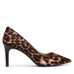Szpilki MICHAEL Michael Kors. Brązowe szpilki MICHAEL Michael Kors, bez wzorów, bez obcasa, na szpilce, bez zapięcia. Za 679.99 zł.