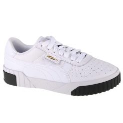 Buty sportowe damskie Puma Cali. Białe obuwie sportowe Puma, z materiału, bez zapięcia, trekkingowe. Za 140.57 zł.