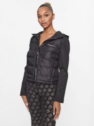 Guess Kurtka przejściowa V3BL01 WEXC0 Czarny Regular Fit. Czarne kurtki Guess, l, z aplikacjami, z syntetyku, bez kaptura. Za 399.99 zł.