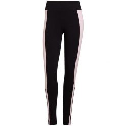 Legginsy adidas Essentials Colorblock W. Czarne legginsy Adidas, l, bez wzorów, z bawełny, z podwyższonym stanem, długie. Za 113.99 zł.