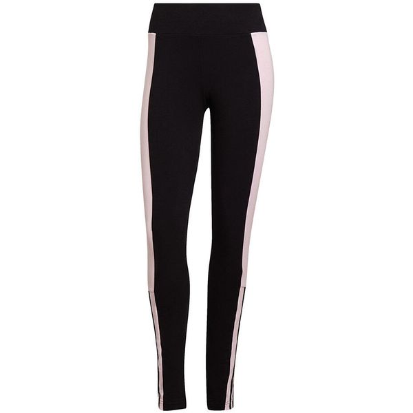 Legginsy adidas Essentials Colorblock W. Czarne legginsy Adidas, l, bez wzorów, z bawełny, z podwyższonym stanem, długie. Za 113.99 zł.