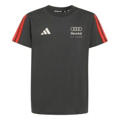 Koszulka Audi Formula One Team Dna. Czarne koszulki sportowe Adidas, bez wzorów, z bawełny, bez ramiączek, na jogę i pilates. Za 149.00 zł.