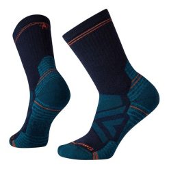 Skarpety Trekkingowe Damskie Smartwool Hike Full Cushion Crew Socks. Niebieskie skarpety Smartwool, bez wzorów, z wełny. Za 92.89 zł.
