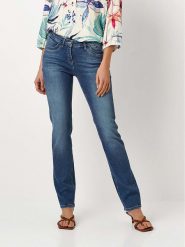 Toni Dżinsy - Regular fit - w kolorze niebieskim rozmiar: 44K. Niebieskie jeansy Toni, z aplikacjami, z podwyższonym stanem. Za 173.99 zł.