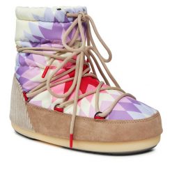 Śniegowce Moon Boot. Brązowe trapery i śniegowce Moon Boot. Za 1,089.00 zł.