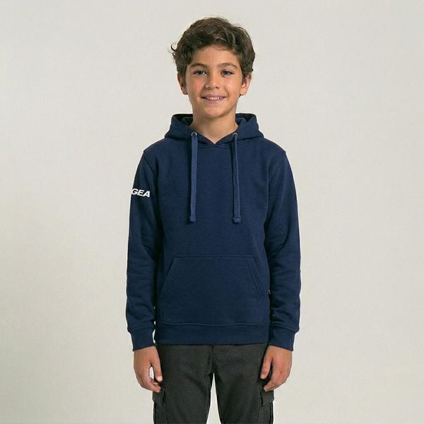Junior Bluza Spalato z kapturem Niebieska. Niebieskie bluzy LEGEA, xs, bez wzorów, z bawełny, bez kaptura. Za 180.00 zł.