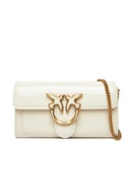 PINKO Torebka Love One Wallet C PE25 PLTT 100062 A1UV Biały. Białe torebki klasyczne Pinko, bez wzorów, ze skóry, bez dodatków. Za 829.99 zł.
