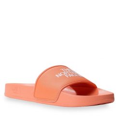 Klapki The North Face. Pomarańczowe klapki The North Face, bez wzorów, bez obcasa. Za 169.99 zł.