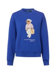 Polo Ralph Lauren Bluza Kobiety Bawełna niebieski, S. Niebieskie bluzy Polo Ralph Lauren, s, z aplikacjami, z bawełny, bez kaptura. Za 949.95 zł.