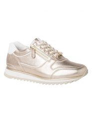 HASSIA Skórzane sneakersy "Porto" w kolorze złotym rozmiar: 39. Żółte trampki HASSIA, bez wzorów, bez zapięcia. Za 434.99 zł.