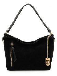 Lucca Baldi Skórzana torebka "Faenza" w kolorze czarnym - 28 x 23 x 11 cm rozmiar: onesize. Czarne torby na ramię Lucca Baldi, bez wzorów, z materiału, na ramię, bez dodatków. Za 239.99 zł.