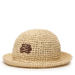 Kapelusz KARL LAGERFELD. Brązowe kapelusze KARL LAGERFELD, bez wzorów. Za 429.99 zł.