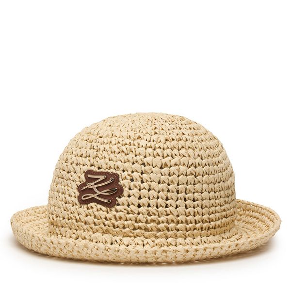 Kapelusz KARL LAGERFELD. Brązowe kapelusze KARL LAGERFELD, bez wzorów. Za 429.99 zł.