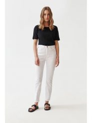 TATUUM Dżinsy - Slim fit - w kolorze białym rozmiar: 34. Białe jeansy Tatuum, z aplikacjami. Za 105.63 zł.