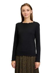 CARTOON Koszulka w kolorze czarnym rozmiar: 40. Czarne bluzki Cartoon, bez wzorów, bez kołnierzyka, bez ramiączek. Za 60.88 zł.