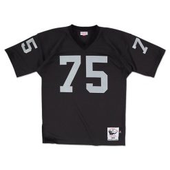 Koszulka Nfl Los Angeles Raiders Howie Long. Czarne bluzki Mitchell & Ness, bez wzorów, sportowe, bez kołnierzyka, bez ramiączek. Za 1,187.00 zł.