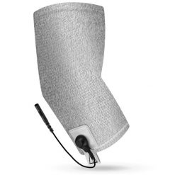 Opaska przewodząca do elektrostymulacji łokcia 4FIZJO. Szare paski 4FIZJO, bez wzorów. Za 49.99 zł.