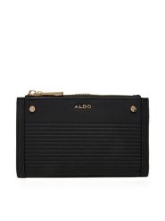 Aldo Duży Portfel Damski Babaeteriel 14076765 Czarny. Czarne portfele Aldo, bez wzorów, ze skóry. Za 159.99 zł.