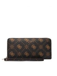 Guess Portfel Carrie Logo Slg SWGP98 98146 Brązowy. Brązowe portfele Guess, z aplikacjami, ze skóry. Za 299.99 zł.