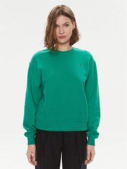 Tommy Hilfiger Bluza Flag WW0WW41246 Zielony Relaxed Fit. Zielone bluzy TOMMY HILFIGER, xxs, bez wzorów, z bawełny, bez kaptura. Za 219.99 zł.