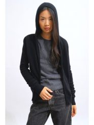 AUTHENTIC CASHMERE Kaszmirowy kardigan "Colombis" w kolorze czarnym rozmiar: L. Czarne kardigany AUTHENTIC CASHMERE, l, bez wzorów, z kaszmiru. Za 402.20 zł.