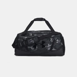 Torba sportowa na ramię treningowa Under Armour 58 litrów. Czarne torby na ramię Under Armour, bez wzorów, sportowe, na ramię, bez dodatków. Za 163.74 zł.