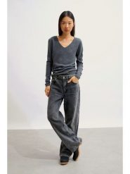 AUTHENTIC CASHMERE Kaszmirowy sweter "Galise" w kolorze antracytowym rozmiar: S. Czarne swetry AUTHENTIC CASHMERE, s, bez wzorów, z kaszmiru, bez ramiączek. Za 326.99 zł.