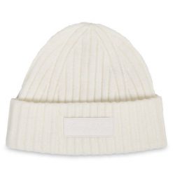 Czapka Tommy Hilfiger. Białe czapki TOMMY HILFIGER, bez wzorów. Za 299.99 zł.