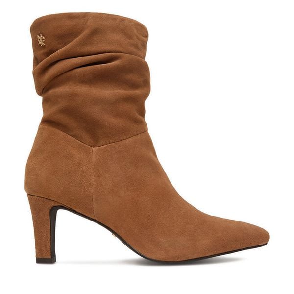 Botki MEXX. Brązowe botki Mexx, bez wzorów, bez obcasa, na szpilce, bez zapięcia. Za 479.99 zł.