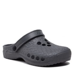 Klapki Dry Walker. Szare klapki Dry Walker, bez wzorów, bez obcasa. Za 49.99 zł.