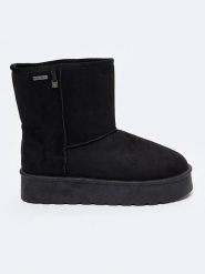 BIG STAR Botki w kolorze czarnym rozmiar: 38. Czarne botki Big Star, bez wzorów, bez obcasa, na platformie, bez zapięcia. Za 84.99 zł.