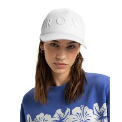 Czapka Trucker dla Kobiety BRIGHTER DAY Biały. Białe czapki Roxy, bez wzorów, z materiału. W wyprzedaży za 90.99 zł.