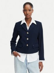 Tommy Jeans Marynarka DW0DW22910 Granatowy Regular Fit. Niebieskie marynarki i żakiety Tommy Jeans, xs, bez wzorów, z jeansu. Za 899.99 zł.