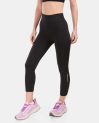 Damska legginsy sportowe Kilpi TENIA-W. Czarne legginsy Kilpi, bez wzorów, z nylonu. Za 256.81 zł.