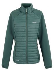 Regatta Kurtka hybrydowa "Clumber" w kolorze turkusowym rozmiar: 44. Niebieskie kurtki sportowe Regatta, bez wzorów, z puchu, bez kaptura, outdoorowe. Za 157.73 zł.