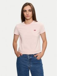 Levi's® T-Shirt Perfect 39185-0323 Różowy Regular Fit. Czerwone t-shirty s, bez wzorów, z bawełny, bez kołnierzyka, bez ramiączek. Za 79.99 zł.
