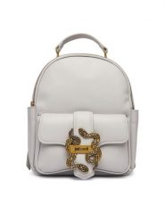 Just Cavalli Plecak 80RA4BA5 ZSA89 Szary. Szare plecaki Just Cavalli, bez wzorów, ze skóry. Za 909.99 zł.