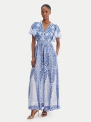 Hale Bob Sukienka letnia Sandra 5YTK664A Niebieski Regular Fit. Niebieskie sukienki Hale bob, na lato, m, bez wzorów, z wiskozy, bez kołnierzyka, bez ramiączek. Za 2,299.00 zł.