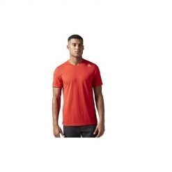 Koszulka sportowa damska Reebok Workout Ready Supremium 20 Tee SL. Czerwone koszulki sportowe Reebok, bez wzorów, bez ramiączek. Za 166.00 zł.