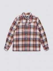 Koszula damska flanelowa w kratę z kolekcji Authentic różowa Nonu 000. Czerwone koszule Big Star, l, bez wzorów, z bawełny, z asymetrycznym kołnierzem, bez ramiączek. Za 229.99 zł.