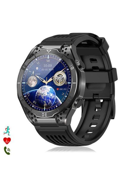 DAM Smartwatch "JA01" w kolorze czarnym rozmiar: onesize. Czarne zegarki DAM, metalowe. Za 324.95 zł.