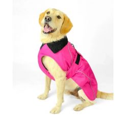 Płaszcz dla psa Dryrobe. Czerwone płaszcze DRYROBE, l, bez wzorów, z futra, bez kaptura. Za 302.00 zł.