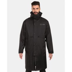 Unisex narciarski płaszcz przeciwdeszczowy Kilpi TEAM RAINCOAT-U. Czarne płaszcze Kilpi, na zimę, bez wzorów, z nylonu, bez kaptura. Za 1,145.01 zł.
